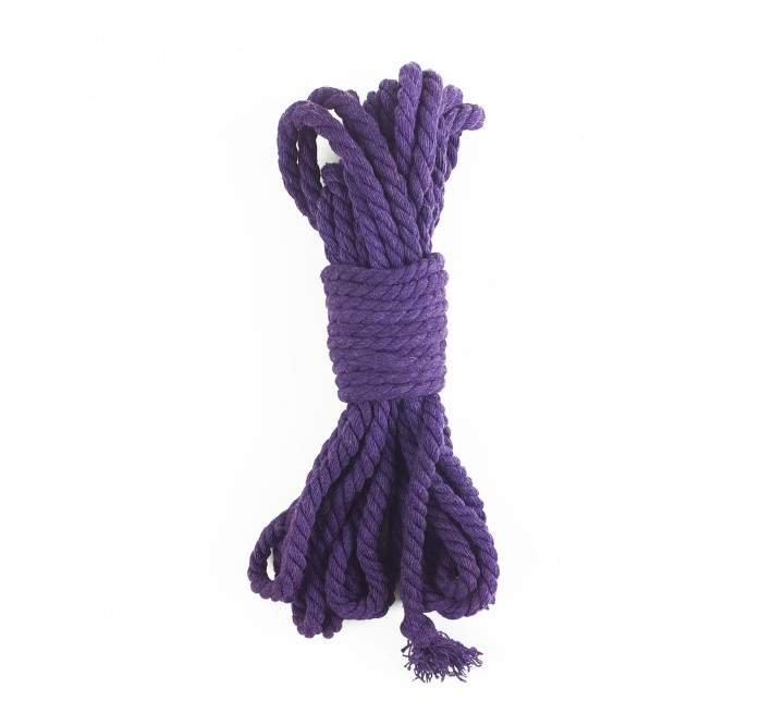 Бавовняна мотузка Art of Sex BDSM 8 метрів, 6 мм, Лавандова