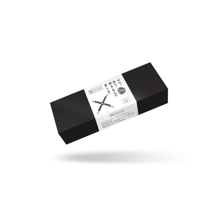 Крестовина Liebe Seele Black Organosilicon Hogtie, экокожа