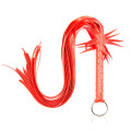 Флогер з квіткою DS Fetish Flogger L red with flower 70 см