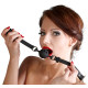 Кляп з отворами Bad Kitty Gag Black S