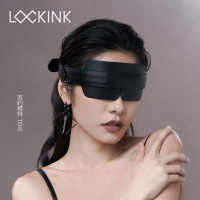 Маска на очі шкіряна Lockink чорна Маска на очі шкіряна Lockink чорна