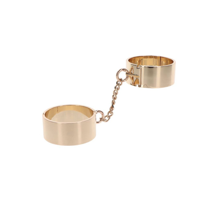Наручники Taboom Slave Wrist Cuffs, металеві, золотисті