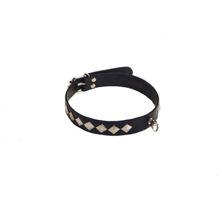 Ошейник sLash SUB Leather Choker, Black