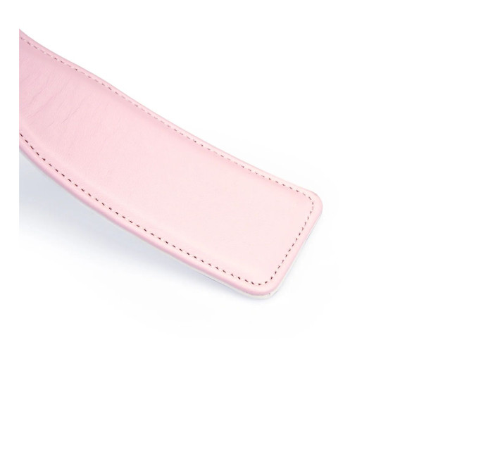 Паддл Liebe Seele White & Pink Leather Paddle