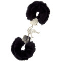 Наручники Dreamtoys Metal Handcuff with Plush Чорні