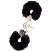 Наручники Dreamtoys Metal Handcuff with Plush Чорні