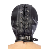 Каптур для БДСМ Fetish Tentation Closed BDSM hood in leatherette Каптур для БДСМ Fetish Tentation Closed BDSM hood in leatherette