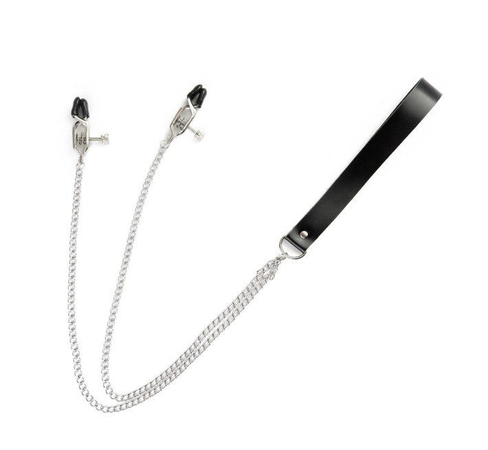 Зажимы для сосков с поводком на металлической цепочке Art of Sex – Kendal