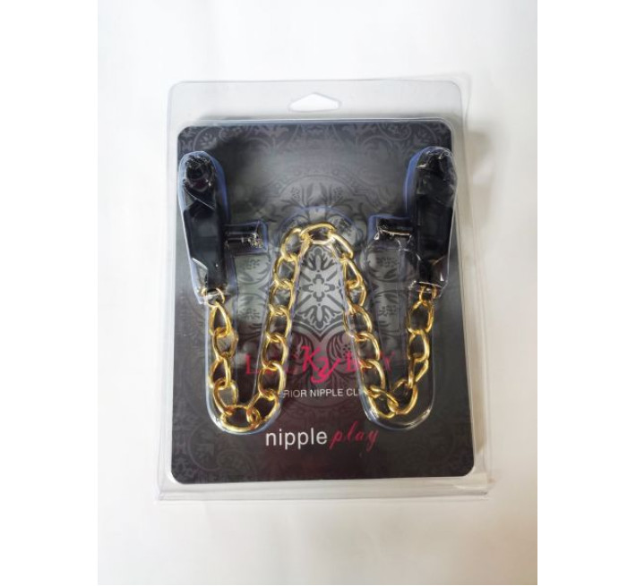 Зажимы на соски Lucky Bay Nipple play прищепки Gold