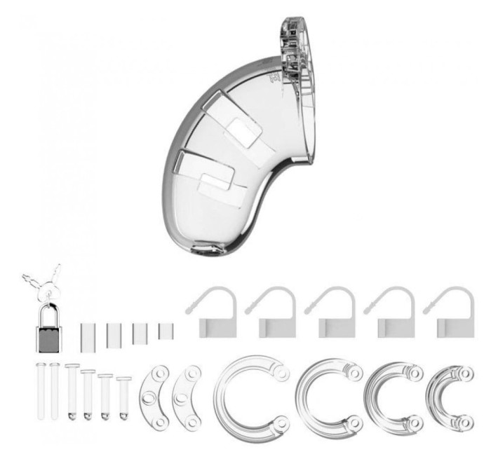 Пояс вірності ManCage №1 Transparent 3.5 Inch, прозорий