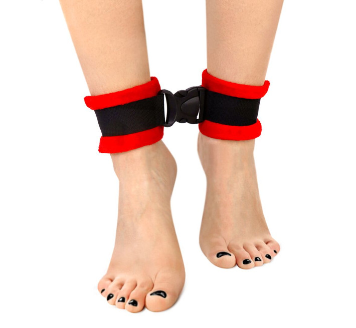 Поножи Art of Sex Ankle Cuffs - Soft Touch Червоні