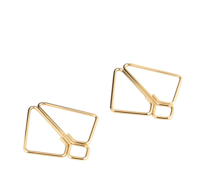 Затискачі для сосків з важкою підвіскою LOCKINK Nipple Clamps with Heavy Pendant - Golden