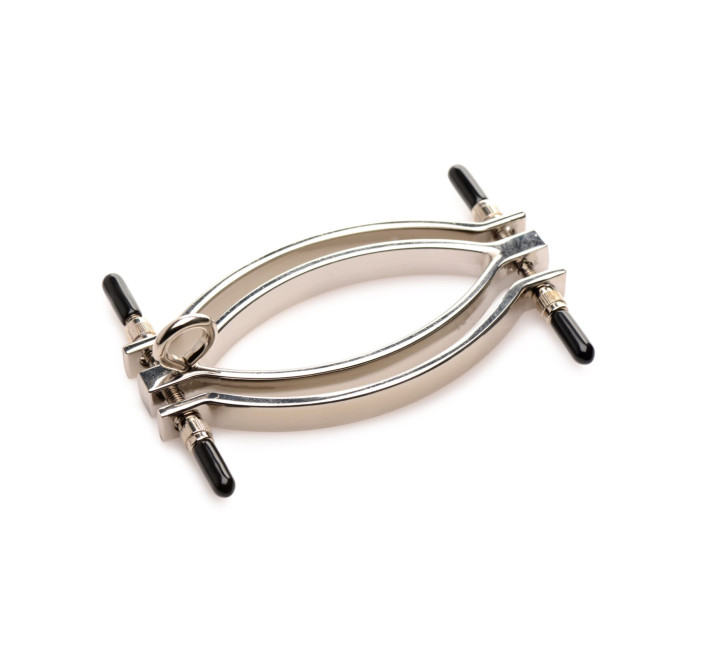 Затискач для статевих губ Master Series: Pussy Tugger Adjustable Vagina Clamp with Chain