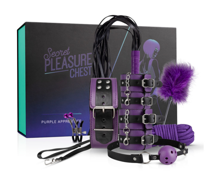 Набір БДСМ Loveboxxx Secret Pleasure Chest - Purple Apprentice