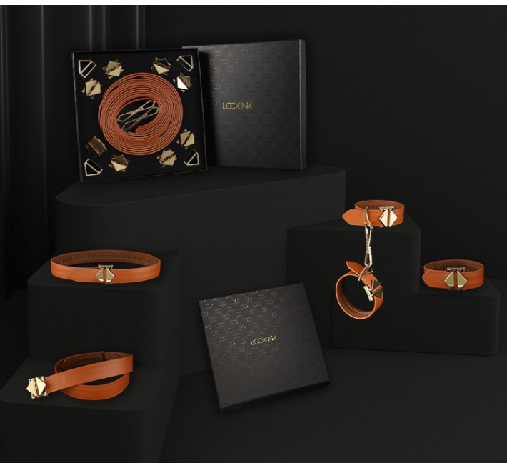 Бондажный набор БДСМ Lockink Черный