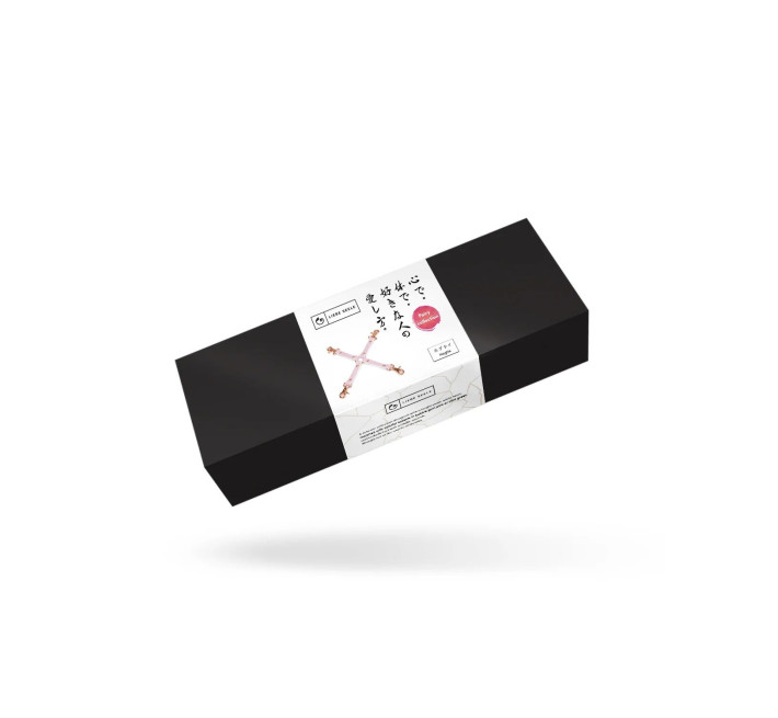 Хрестовина Liebe Seele White & Pink Leather Hogtie