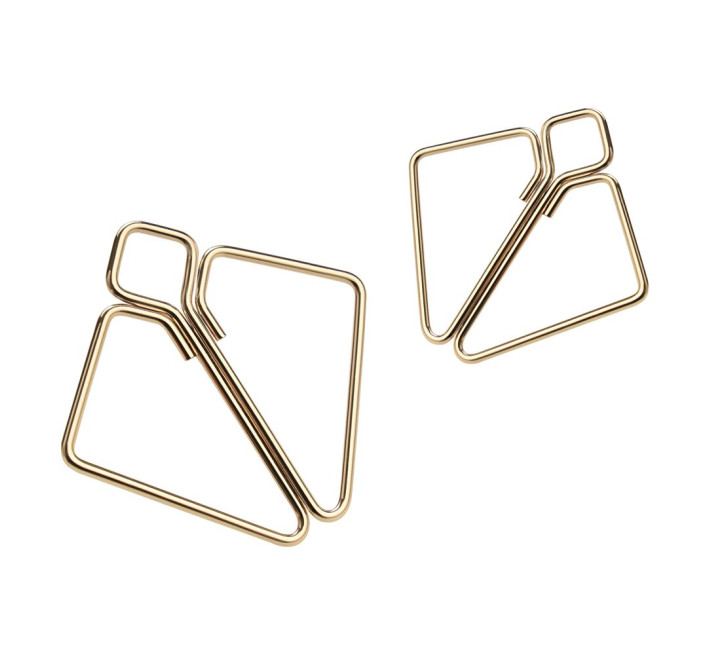 Затискачі для сосків з важкою підвіскою LOCKINK Nipple Clamps with Heavy Pendant - Golden