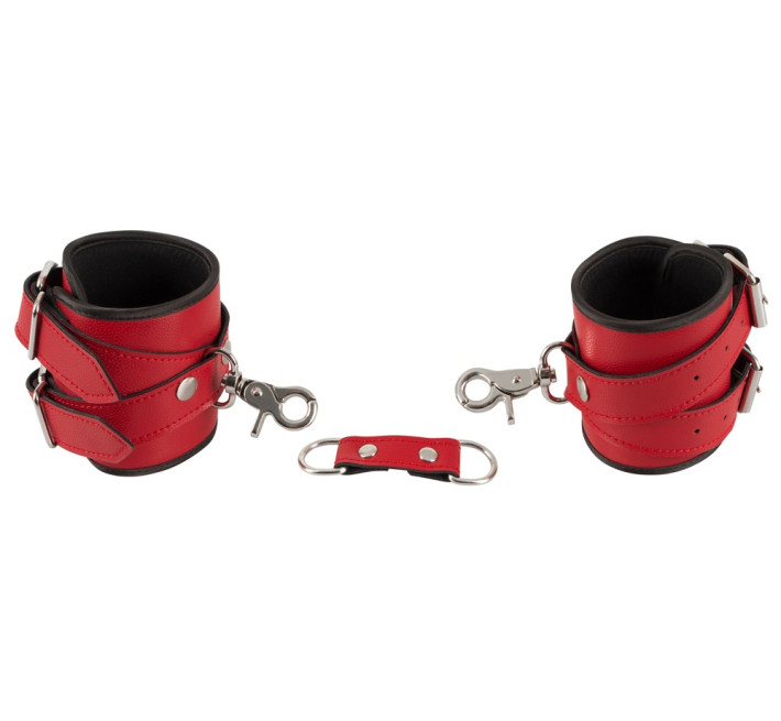 Набор БДСМ фиксаторов Bad Kitty 3 предмета, красный