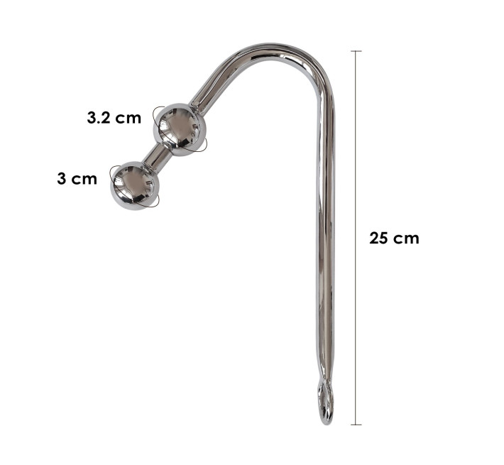 Бондажный набор с металлическим анальным крюком №3 Art of Sex Blanca Bondage set with anal hook №3