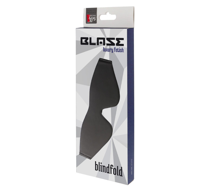 Маска на глаза Dreamtoys Blaze Blindfold With Painting Edge Черная