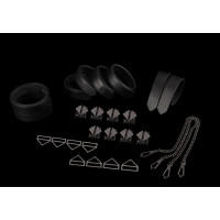 Бондажний набір БДСМ Lockink Чорний Бондажний набір БДСМ Lockink Чорний