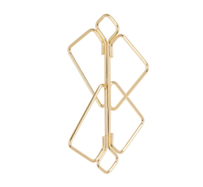 Затискачі для сосків з важкою підвіскою LOCKINK Nipple Clamps with Heavy Pendant - Golden