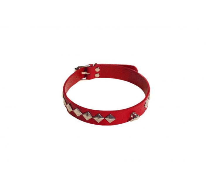 Нашийник sLash SUB Leather Choker, Red