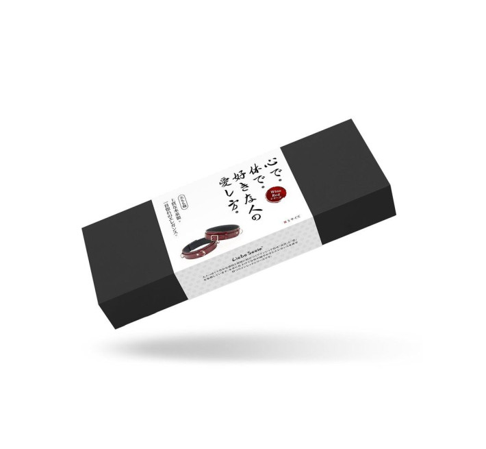 Фіксатори для стегон Liebe Seele Wine Red Thigh Cuffs S Size, натуральна шкіра