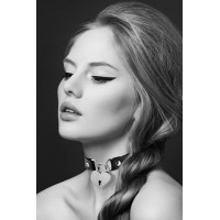 Чокер Bijoux Pour Toi HEART LOCK чорний