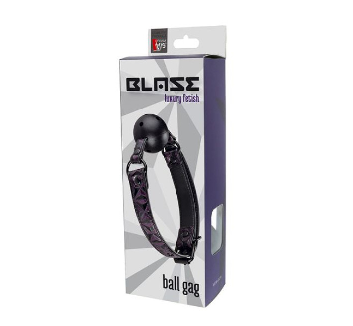 Кляп Dreamtoys Blaze Ball Gag Фіолетовий
