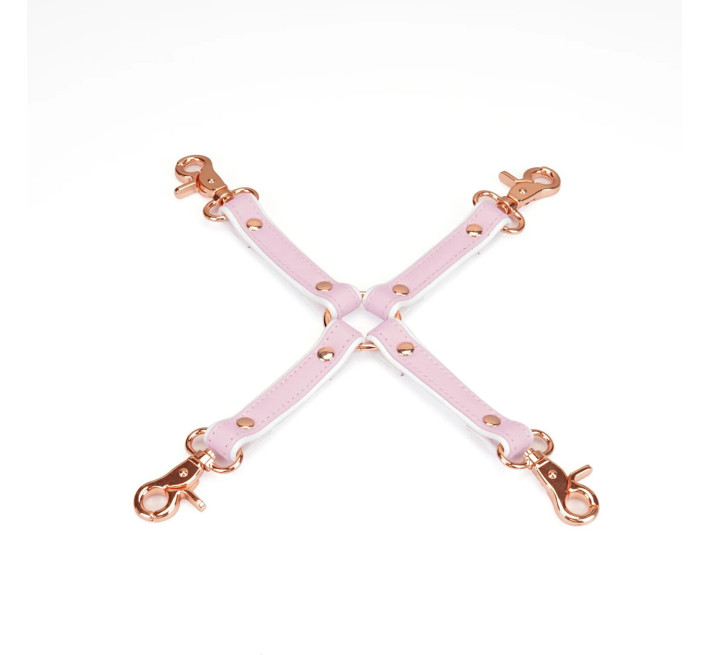 Хрестовина Liebe Seele White & Pink Leather Hogtie
