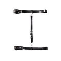 Бондажний набір Art of Sex - Michelle чорний, екошкіра