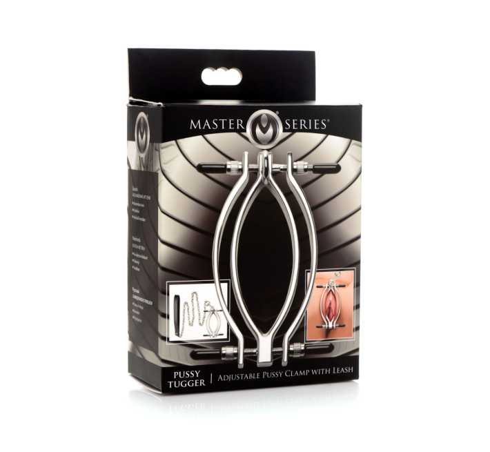 Затискач для статевих губ Master Series: Pussy Tugger Adjustable Vagina Clamp with Chain