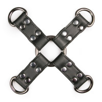 Хрестовина EasyToys Zwarte Kunstleren Hogtie