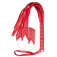 Флогер sLash S&M Fancy Leather Floger 2, Red Флогер sLash S&M Fancy Leather Floger 2, Red