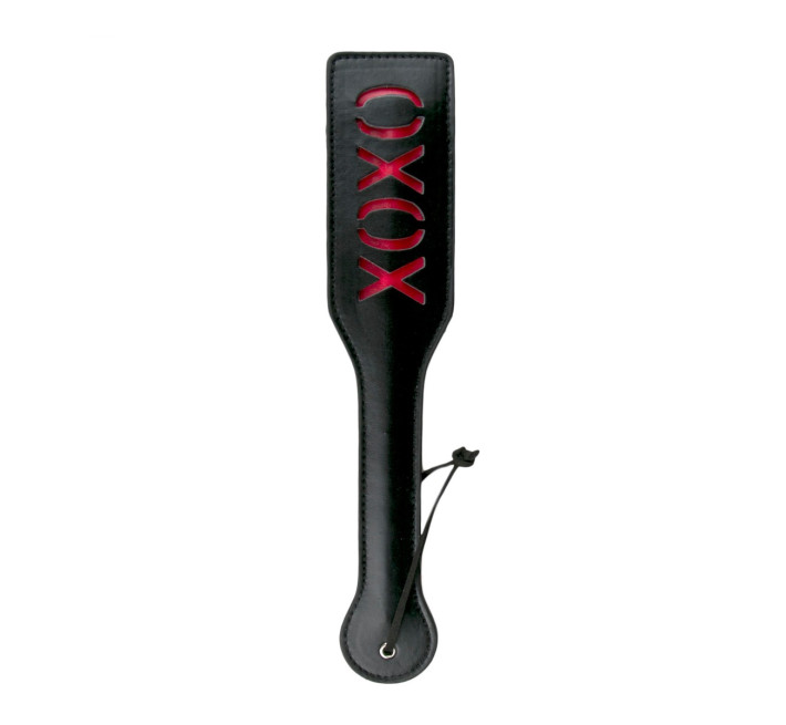 Паддл з екошкіри EasyToys Zwarte Leren Paddle, чорний, 32.5 см