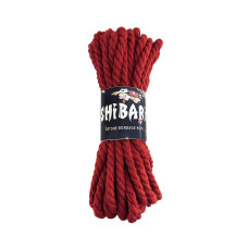 Хлопковая веревка для Шибари Feral Feelings Shibari Rope, 8 м Красная