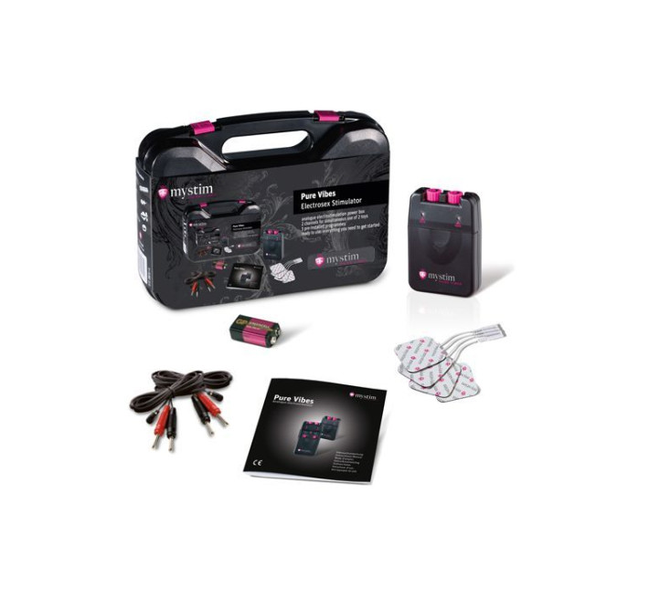 Електростимулятор Mystim Pure Vibes, 2 канали, 3 програми, механічні перемикачі