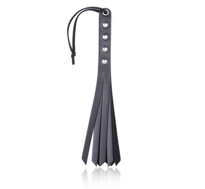 Шльопалка DS Fetish Mini flogger black 26,5 ми