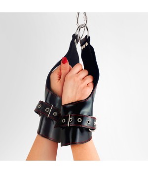 Поручи для подвеса Art of Sex Fetish Hand Cuffs For Suspension из натуральной кожи