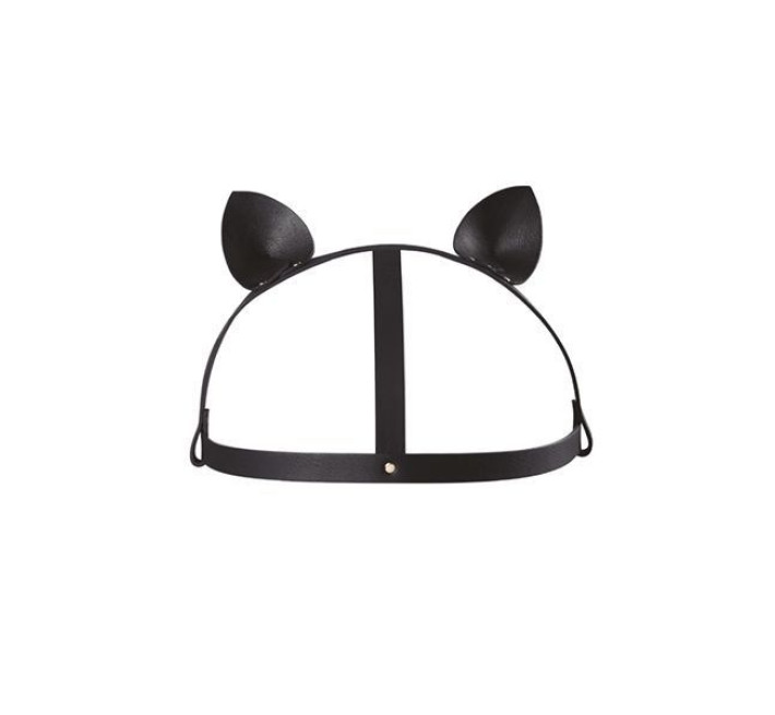 Маска кішечки Bijoux Indiscrets MAZE Cat Ears Headpiece Чорна