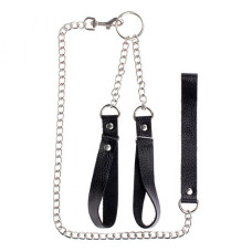 Наручники з повідцем sLash Gentle Hold, Black