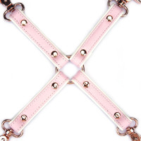 Хрестовина Liebe Seele White & Pink Leather Hogtie Хрестовина Liebe Seele White & Pink Leather Hogtie