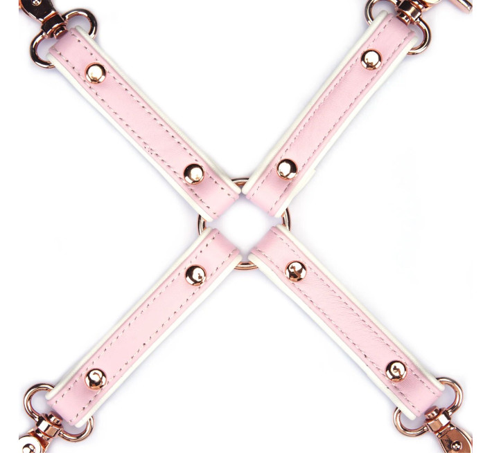 Хрестовина Liebe Seele White & Pink Leather Hogtie