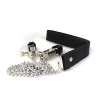 Затискачі для сосків із повідцем на металевому ланцюжку Art of Sex - Kendal Затискачі для сосків із повідцем на металевому ланцюжку Art of Sex - Kendal