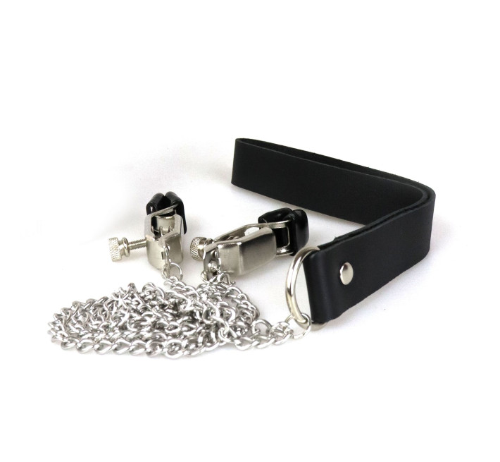 Зажимы для сосков с поводком на металлической цепочке Art of Sex – Kendal