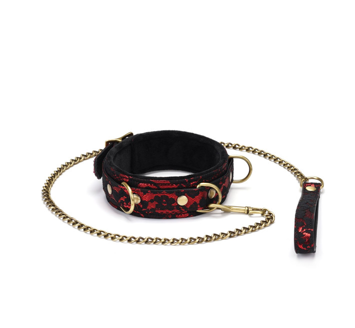 Ошейник с поводком Liebe Seele Victorian Garden Collar with Leash