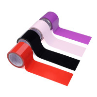 Скотч для бондажа LOCKINK SEVANDA Electrostatic Tape, бледно-розовая, 16 м