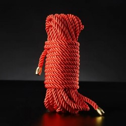 Бондажна мотузка Lockink Sevanda, конопляна, червона, 8 м