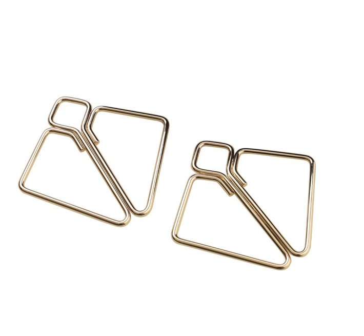 Затискачі для сосків з важкою підвіскою LOCKINK Nipple Clamps with Heavy Pendant - Golden